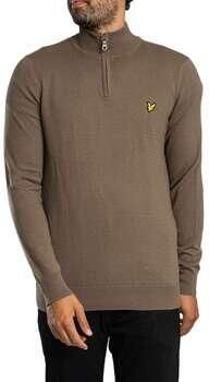 Lyle & Scott Trui Lyle & Scott Katoen-merino gebreide trui met kwartrits - Foto 5