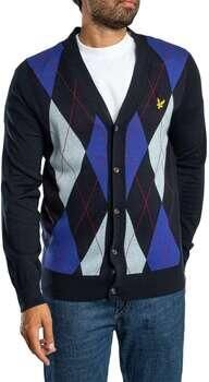 Lyle & Scott Trui Lyle & Scott Klassiek gebreid vest met argyle-patroon