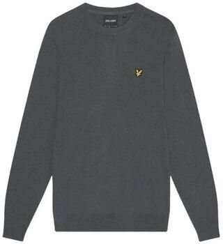 LYLE & SCOTT Heren Truien & Vesten Cotton Merino Crew Neck Jumper Donkergrijs - Foto 8