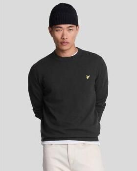 Lyle & Scott Trui Lyle & Scott KN2110V MERINO CREW-Z865 JET BLACK