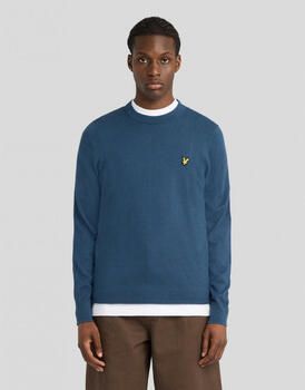 Lyle & Scott Trui Lyle & Scott KN2110VC MERINO CREW-W329 AEGEAN BLEU
