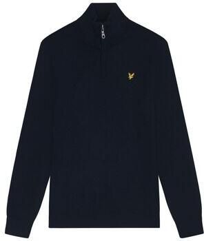 Lyle & Scott Trui Lyle & Scott KN2112VC CTTN MERINO QRTR ZIP JUMP-Z271 DARK NAVY