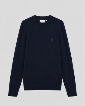 Lyle & Scott Trui Lyle & Scott KN2200V COTTON MERINO FULL ZIP-Z271 DARK NAVY