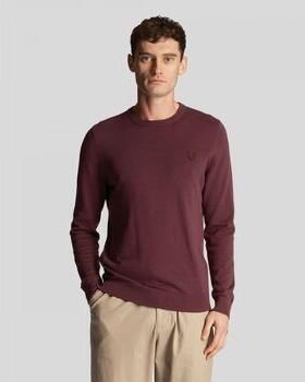 Lyle & Scott Trui Lyle & Scott KN821TON CREW NECK-Z562 BURGUNDY