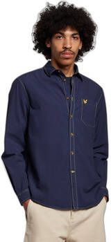 Lyle & Scott Overhemd Lange Mouw Lyle & Scott Chemise manches longues Contrast Stitch