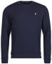 LYLE & SCOTT Heren Truien & Vesten Crew Neck Sweatshirt Donkerblauw - Thumbnail 3