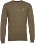 LYLE & SCOTT Heren Truien & Vesten Crew Neck Lambswool Blend Jumper Olijf - Thumbnail 3