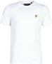 Lyle & Scott Luxe T-Shirt Organisch Katoen Regular Fit White Heren - Thumbnail 3