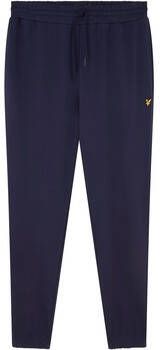 Lyle & Scott Blauwe Print Katoenen Broek met Zakken Blue Heren