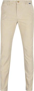 MAC Broek Chino Griffin Corduroy Ecru