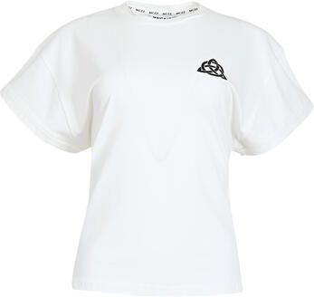 Maicazz T-shirt Korte Mouw Nanora-T-Shirt Offwhite Black SU25.75.027