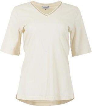 Maicazz Top SP25.75.333 Mopanne Tshirt Coconut Milk