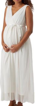 Mamalicious Zwangerschapsjurk in maxilengte met plooien model 'Wedding'