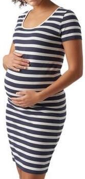 Mamalicious Zwangerschapsjurk met streepmotief model 'MIA'