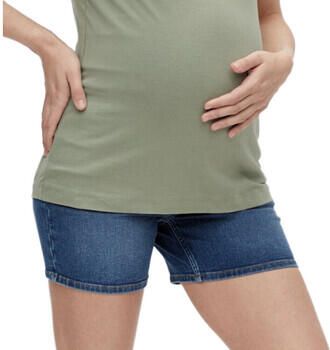 Mamalicious Zwangerschapsbermuda met elastische band model 'AMY SKINNY'