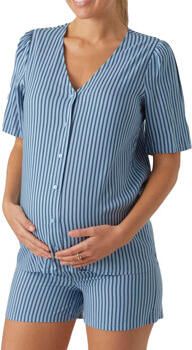 Mamalicious Zwangerschapspyjama met streepmotief model 'LIA'