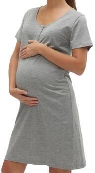 MAMALICIOUS zwangerschapsnachthemd MLMIRA grijs