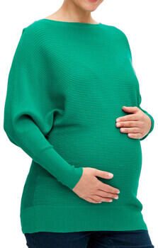 MAMALICIOUS ribgebreide zwangerschapstrui MLHEDVIG groen - Foto 2