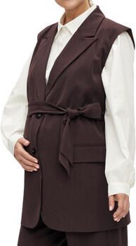 MAMALICIOUS zwangerschapsgilet MLELORA donkerbruin