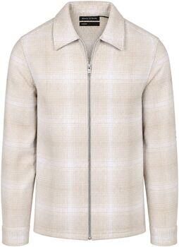 Marc O'Polo Onderhemd Overshirt Woven Medium Beige