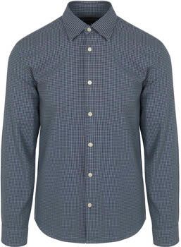 MARC O POLO Regular fit overhemd met vichy-ruit van licht flanel van biologisch katoen