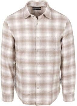 Marc O'Polo Overhemd Lange Mouw Shirt Check Beige