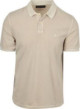 Marc O'Polo Shirt Korte Mouw Poloshirt Piqué Oat Beige