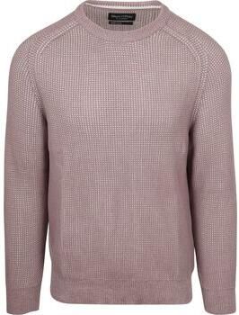 Marc O'Polo Sweaters Pullover Structured Bi-Colour Mauve