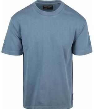 Marc O'Polo T-shirt Heavy T-Shirt Blauw