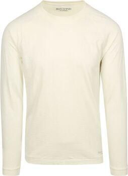 Marc O'Polo T-Shirt Lange Mouw Longsleeve T-Shirt Off White