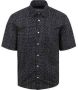 Marc O'Polo Overhemd Lange Mouw Overhemd Short Sleeves Print Navy - Thumbnail 1
