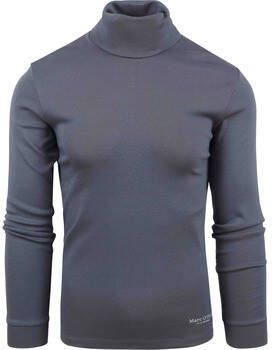 Marc O'Polo Sweater Coltrui Blauw