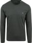 Marc O'Polo Marc &O&amp;amp;amp;#39;Polo; Long Sleeve T-Shirt Donkergroen Groen Heren - Thumbnail 1