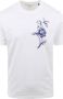 Marc O'Polo Marc &O&amp;amp;amp;amp;#39;Polo; T-Shirt Bloem Wit Heren - Thumbnail 1