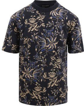 Marc O'Polo T-shirt T-Shirt Bloemen Navy