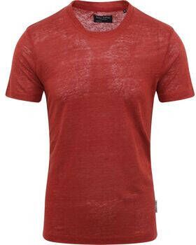Marc O'Polo T-shirt T-Shirt Linnen Rood