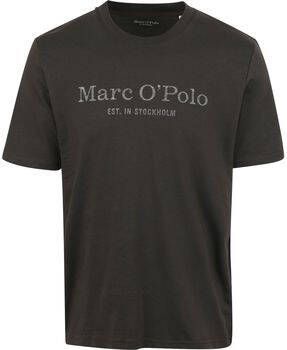 Marc O'Polo T-shirt T-Shirt Logo Antraciet