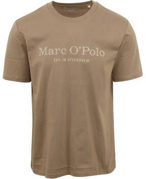Marc O'Polo T-shirt T-Shirt Logo Bruin