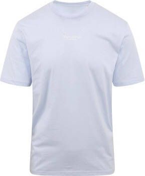 Marc O'Polo T-shirt T-Shirt Logo Lichtblauw