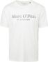 Marc O'Polo T-shirt met statement- en labelprint - Thumbnail 1
