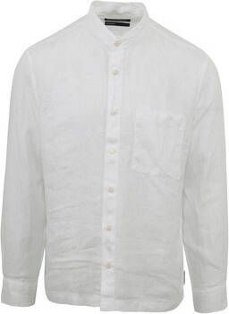 Marc O'Polo Windjack Overhemd Linnen Wit