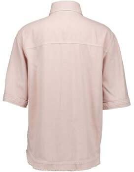 Marc Cain Jeansblouse met franjeszoom en 1 2-mouw - Foto 3