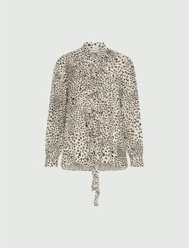 Marella Relaxed fit blouse van pure viscose model 'Canapa' - Foto 3