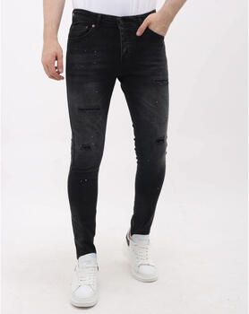 Mario Morato Skinny Jeans Ripped Jeans Verfspatten MMS