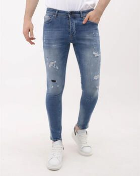 Mario Morato Skinny Jeans Ripped Jeans Verfspatten MMS