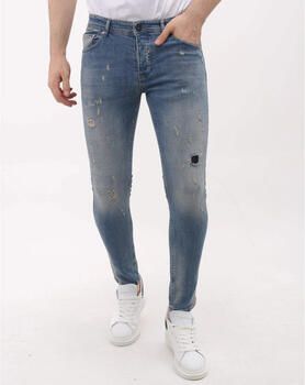 Mario Morato Skinny Jeans Sim Fit Stretch Jeans Scheuren MMS