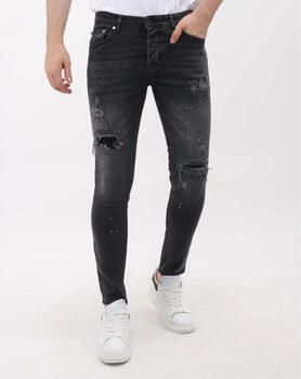 Mario Morato Skinny Jeans Spijkerbroek Jeans Verfspatten MMS