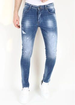 Mario Morato Skinny Jeans Spijkerbroek Verfspatten MM