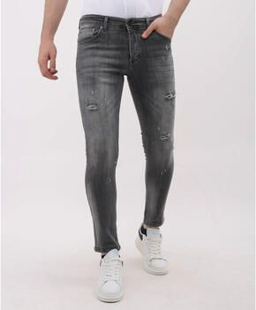 Mario Morato Skinny Jeans Stoashed Jeans Scheuren MMS