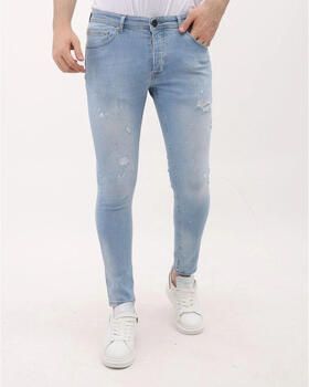 Mario Morato Skinny Jeans Stretch Jeans Paint En Gaten MMS